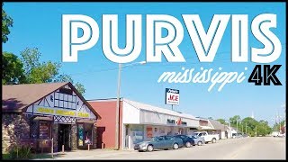 PURVIS MISSISSIPPI DRIVE THROUGH IN 4K [upl. by Nadirehs]