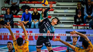 Ran Takahashi Shocked The Italian SuperLega with His Fantastic Spikes  Pallavolo Padova 20222023 [upl. by Tlaw]