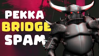 ESCAPING MID LADDER👹 WITH CLASSIC PEKKA BRIDGE SPAM🏹✨clashroyale [upl. by Adirahs705]