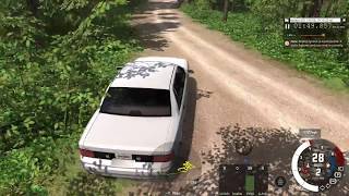 Rally Sim League  BeamNG Rally Championship 3  Stage 2 RWD Mixed Asphalt Circuit [upl. by Pegma]