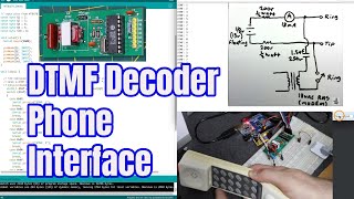 MT8870 DTMF Decoder with Phone Line Interface [upl. by Ferdinanda]