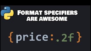 Format specifiers in Python are awesome 💬 [upl. by Sutit]