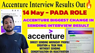 ACCENTURE MAY MONTH CANDIDATES INTERVIEW RESULTS OUT 💥  WORKDAY PROFILE CREATION amp TASK MAIL UPDATE [upl. by Sussi730]