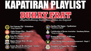 Kapatiran Playlist  10 Songs from different Fraternities [upl. by Nwatna]