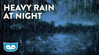 Heavy Rain Sounds At Night With No Thunder  2 Hours Rainstorm  Heavy Rain Sounds for Sleeping [upl. by Klein]