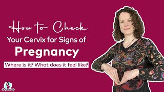 How to Check Your Cervix for Signs of Pregnancy [upl. by Rehpotsihc585]