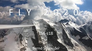 Segelflug in den Alpen  FLY 2020 [upl. by Ahseryt]