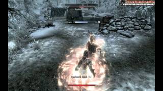 Skyrim  Konahriks mask  Power Demonstration [upl. by Eceinehs]