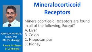 Mineralocorticoid Receptors MCQ [upl. by Lolly]