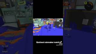 Quickest rainmaker match splatoon3 anarchybattles rainmaker [upl. by Marela]