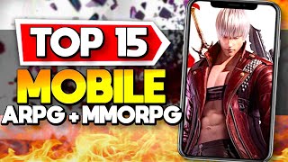 Top 15 Mobile ARPG  MMORPG Games Android  iOS [upl. by Rashida]