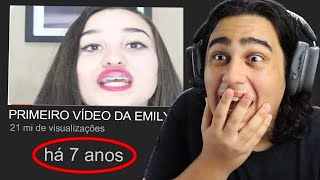 REAGINDO AO PRIMEIRO VÍDEO DOS YOUTUBERS MUITO FOFO [upl. by Enajaras]