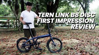 Tern Link B8 DISC First Impression Review  Bike Review 010 [upl. by Assitruc]