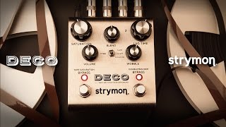 Strymon Deco  Tape Saturation and Doubletracker pedal [upl. by Aiset204]