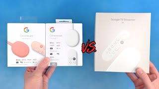 Chromecast HD4K vs Google TV Streamer Whats the difference [upl. by Bocock]