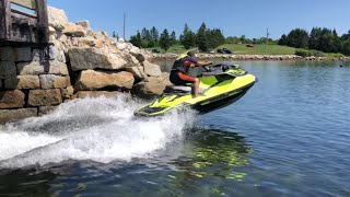 Seadoo rxpx 300 Launch Mode with Riva Racing Exhaust Rippin on It Tunnel Launches Eatin Limiter [upl. by Hardan]