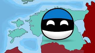 Countryballs  History of Estonia [upl. by Razatlab]