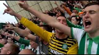 Celtic Fans  Come On You Bhoys In Green 07042012 [upl. by Romelda]