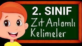 2Sınıf Zıt Anlamlı Kelimeler  Türkçe  Konu Anlatımı ve Soru Çözümü [upl. by Harad]