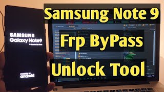 Samsung Note 9 Frp Bypass Unlock Tool [upl. by Atnima]