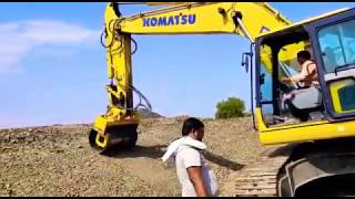 LampT SL230 Slop Compactor on 20T Hydraulic Excavator [upl. by Torbert397]