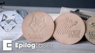 Laser Engraving Stamps for Leather Debossing with MDF and Acrylic [upl. by Anirbac]