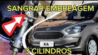 Como sangrar embreagem Ford Ka 3 cilindros [upl. by Yesima]