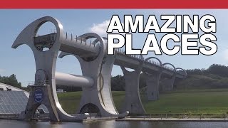 Archimedes and a Boat Lift the Falkirk Wheel [upl. by Ahsercel]