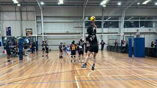 Melbourne High vs Nossal Blue VVJO 2023 Game 2 [upl. by Dnomhcir194]