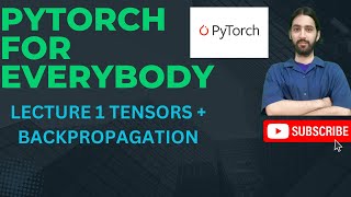 PyTorch Lecture 1 tensors and backpropagation pytorch datascience ai deeplearning [upl. by Mauri]