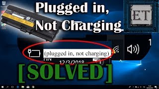 How to Fix Laptop Battery “Plugged in Not Charging” [upl. by Naret]