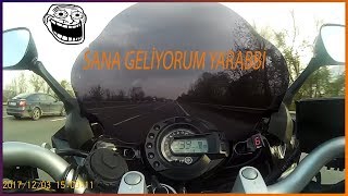 Yamaha FZ6  Fazer 6 Top speed  250 kmh Maksimum Hız Denemesi [upl. by Ilyk]