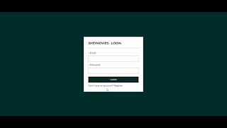 Movie Ticket Booking MERN Stack Chapter6  Login Screen [upl. by Cioffred]