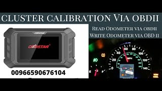 OdoMaster  OBDSTAR  Odometer Adjustment  mileage correction via obd II  mileage correction tool [upl. by Koehler]