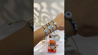 Nihaojewelry Unboxing  Evil Eye Beaded Bracelet Vintage Earrings Press On Nails Wholesale [upl. by Glory]