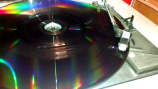 Playing a CED on a record player [upl. by Nerak]