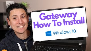 How To Install Windows 10 Onto Gateway Computer  Free amp Easy [upl. by Pubilis]