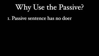 The Passive Voice in English [upl. by Dachi210]