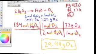 Stoichiometry Practice Problems [upl. by Shannan252]