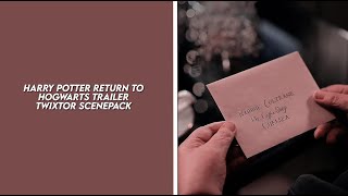 Harry Potter return to hogwarts reunion trailer twixtor scenepack [upl. by Yelssew]