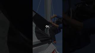 Best Way to Recover a Halyard from the Mast Top sailing boat shorts [upl. by Atir]