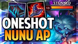 ¡LA BOLA DE NIEVE ONESHOT  REWORK NUNU FULL AP  League of Legends [upl. by Nedra423]