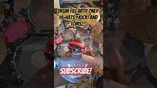 Drum fill with Hihat kick and toms mapexdrums evansdrumheads meinlcymbals vaterdrumsticks [upl. by Maxey]