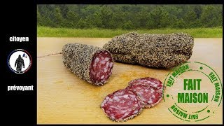 Apprendre à faire du saucisson sec de boeuf Maison très facilement [upl. by Eulaliah]