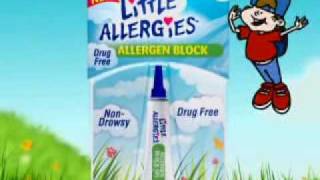 Little Allergies Allergen Block Animated TV Commercial [upl. by Noemis]