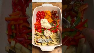 Creamy Baked Veggie Pasta Recipe  Easy Delicious amp Vegan Shorts [upl. by Ettolrahs]