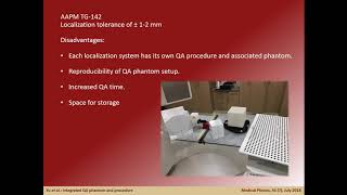 VIDEO ABSTRACT Integrated QA phantom and procedure [upl. by Weiler]