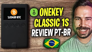 ONEKEY CLASSIC 1S  A CRYPTOWALLET QUE CABE NA CARTEIRA Unboxing e Review BRASIL [upl. by Beyer596]