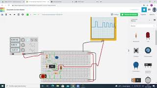 Circuito 555 Astable I tinkercad [upl. by Hamirak190]