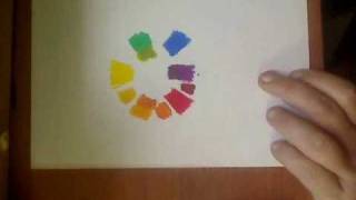 ColorMixingInOilPastelswmv [upl. by Annibo]